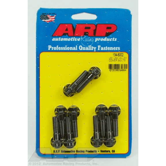 ARP 134-8002 Black LS1 LS2 12pt valley cover bolt kit