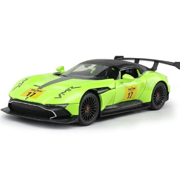 Manaki Enterprise Simulation Alloy Inertial Car Model Children'S Toy 1:22 Aston Marttin Gt Alloy Diecast Model Sound Light Pull Back Collection Kids Toys Gifts【Color As Per Stock】