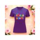 thumbnail image 2 of Letras Playera Blusa Con Estampado De La Abuela Mas Bonita Ropa Para Mujer Color Morado Talla Chica Marca Emil SaEs, 2 of 4