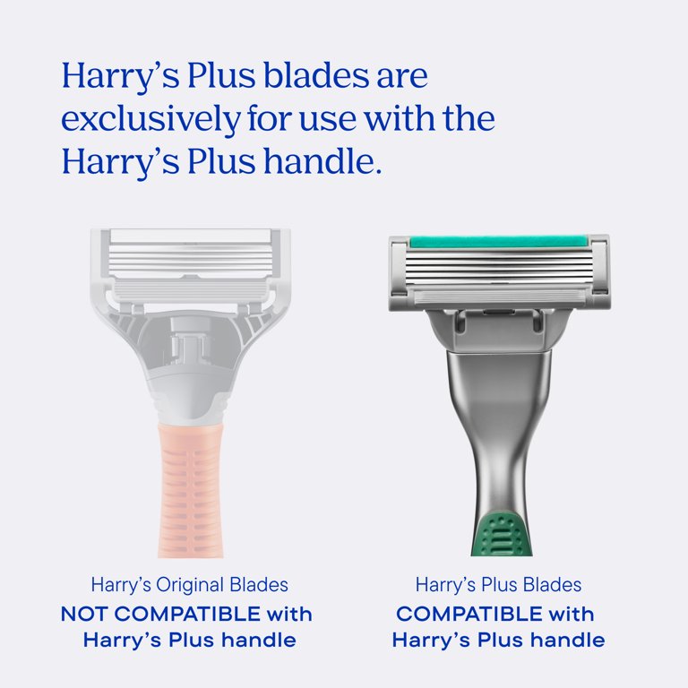Harry's Plus Holiday Gift Set with Shaving Razor for Men, 3 Blade