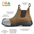 thumbnail image 4 of Tiger Safety CSA Men's Work Boots Leather Metal Free Composite Toe 5977, 4 of 6