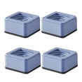 thumbnail image 3 of 4 piezas de la lavadora a la lavadora anti vibraciones aumentan la base de los pies multifuncionales portátiles para almohadillas para la secadora Uso 1 capa, 3 of 8