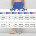 thumbnail image 2 of Running Capri Legging for Girls Slimming High Waisted Capris Leggings with Pockets Workout Travel Going Out Tights 9 Years, Blue, 2 of 6