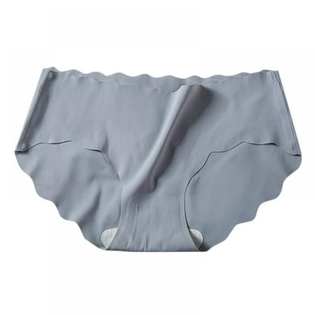 

Ice Silk Seamless Panties Women Breathable Mid Waist Panties Sexy Panties Briefs
