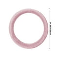 thumbnail image 3 of Winter Plush Steering Wheel Cover, 38cm Soft Fluff for 14-15 inch Wheels, Non-Slip Car Accessory, Improved Grip and Comfort for Cold Weather Driving, 3 of 6