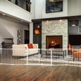 thumbnail image 5 of Regalo 192 Inch Double Super Wide Baby Gate and Play Yard, White, 4-in-1, Ages 6 to 24 Months, 5 of 7