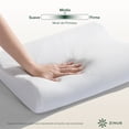 thumbnail image 4 of Almohada Zinus Memory Foam en Caja con Contorno para Cuello. Para Todas las Edades., 4 of 6