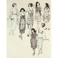 thumbnail image 2 of Anonymous 12x14 Gold Ornate Wood Frame and Double Matted Museum Art Print Titled - Joyous Frocks for Gay Dances and Parties (1920), 2 of 4