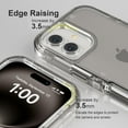 thumbnail image 6 of Heavy Duty Shockproof Protection Phone Cases, Anti-Drop, Triple Layer Transparent Protective Cover Compatible with iPhone 16, Crystal Gray, 6 of 7