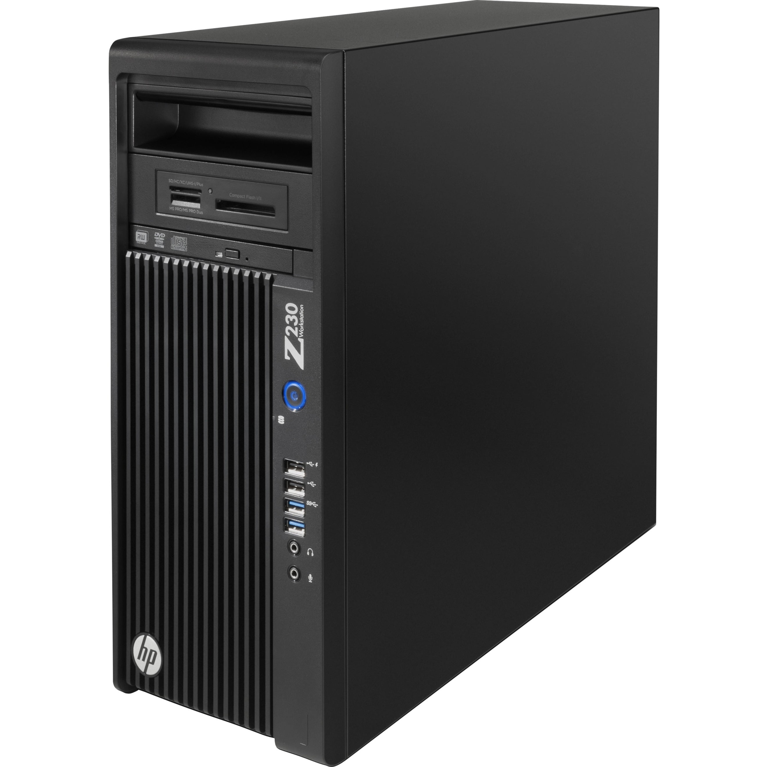 HP Z230 Workstation, 1 x Intel Core i7 Quad-core (4 Core) 3.60 GHz, GB SDRAM RAM, 1 TB HDD, Mini-tower, Jack Black - Walmart.com