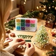 thumbnail image 5 of DIY Beaded Christmas Tree Kit, Handmade Holiday Craft Set, Colorful Beads and Wire Holiday Craft Set for Adults, Tabletop Decor Holiday Xmas Gift, Family Christmas Activity, 5 of 7
