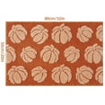 thumbnail image 3 of Jinswick Fall Bathroom Rugs, Thanksgiving Pumpkin Bath Mat, Orange Pumpkin Bathroom Rug Non Slip Washable, Absorbent Bath Mats Quick Dry Shower Rug, Fall Decorations for Home 20"x32", 3 of 6