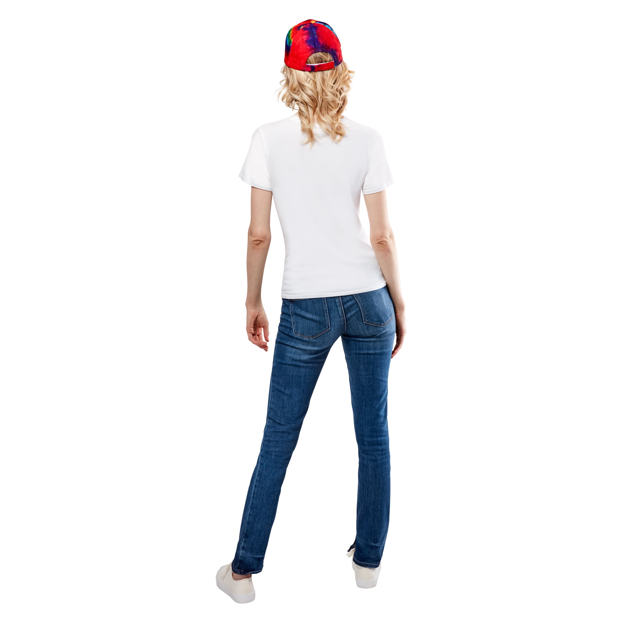 Rubies Rainbow Tie-Dye Baseball Hat, One Size