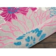 thumbnail image 6 of Nourison Passion Floral Grey 2'2" x 10' Area Rug, (2x10), 6 of 7