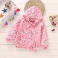 thumbnail image 5 of zuwimk Boys Girls Hooded Rain Jackets Waterproof Rain coats Windbreaker for Kids Lightweight Jackets(3-4 Years,Light Pink), 5 of 5