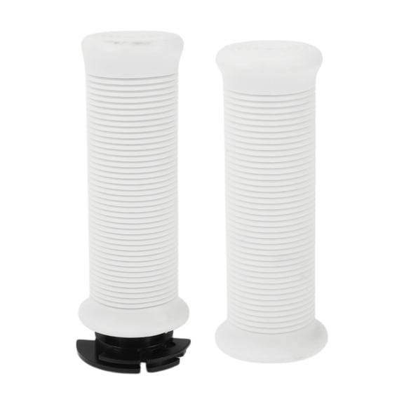 Unique Bargains 7/8" 22mm 15/16" 24mm Motorcycle Hand Grips Cover Kit Non Slip TPU Handlebar Grips for Motorcycle Scooter Bicycle ATV White 1 Set Thread Pattern