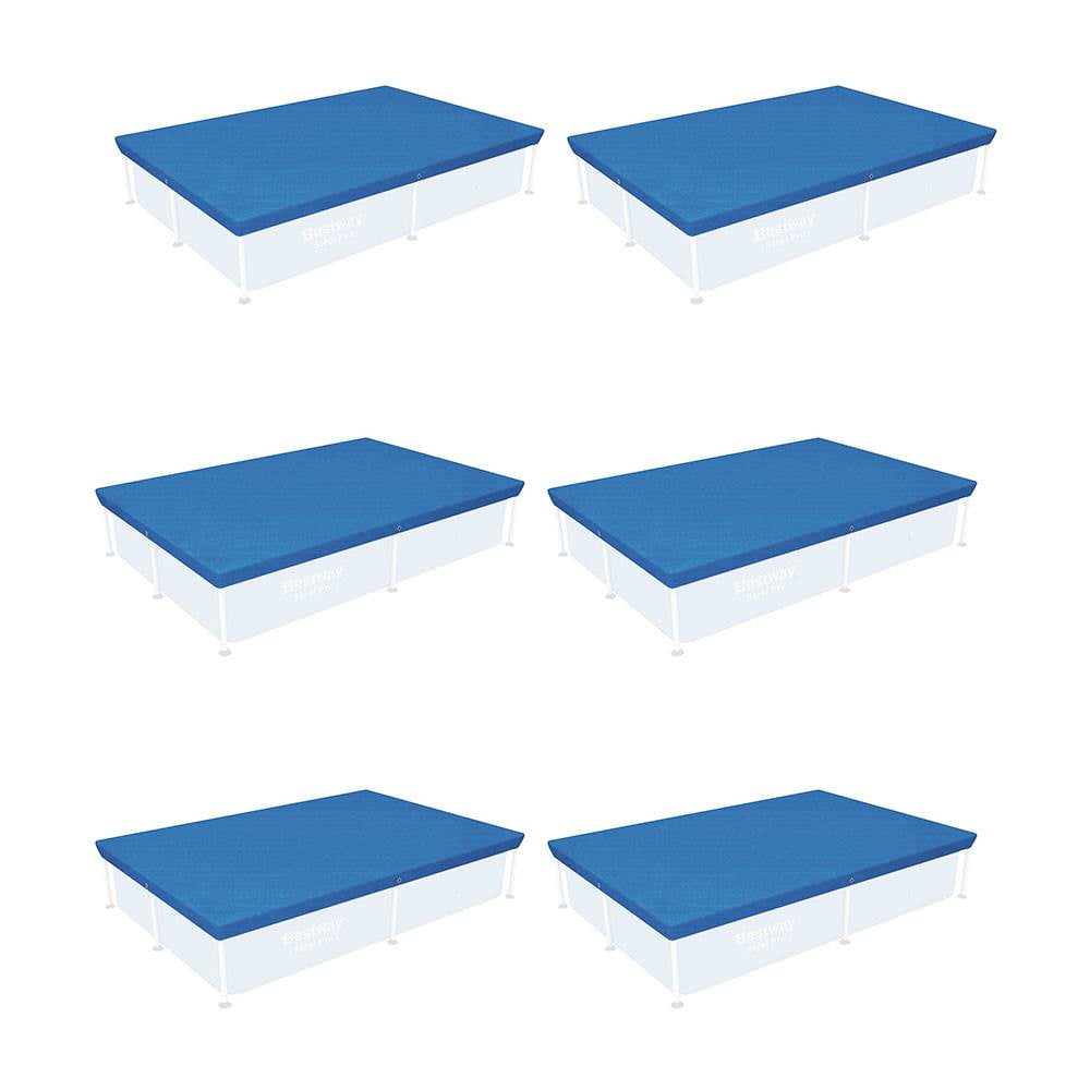rectangle pool cover above ground