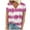 Hot Pink, variant on Annhoo Womens Short Sleeve Tops Cute Tie Dye V Neck Casual T-Shirts Summer Loose Comfy Tees Beach Vacation Blouses