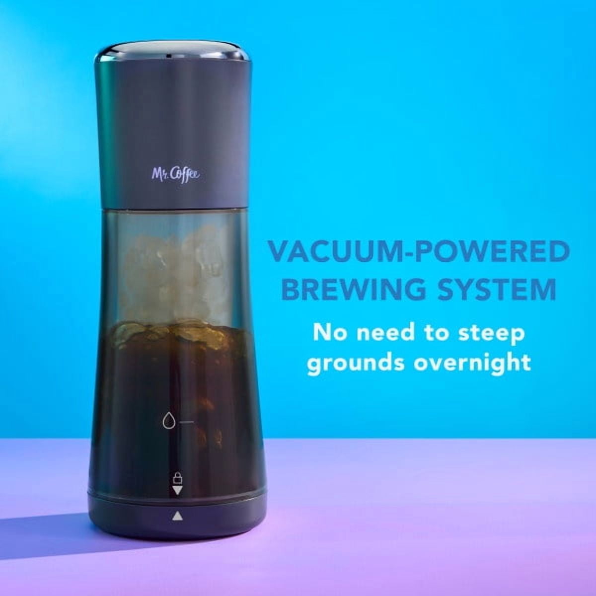 Mr. Coffee Express Cold Brew Coffee Maker, 10-Minute Cold Brew Coffee Machine, Sake