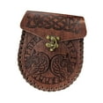 thumbnail image 3 of Bolsa de cinturón Medieval de cuero PU, bolsa de almacenamiento, accesorios, monedero hecho a mano de estilo para disfraz de pirata, Cosplay, , Gurteltasche A Yinane Bolsa de almacenamiento, 3 of 7