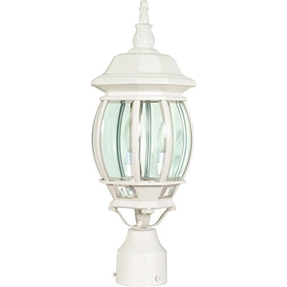 Nuvo 60-897 - Central Park - 3 Light - 21" - Post Lantern - w/ Clear Beveled Glass