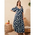 thumbnail image 3 of VEPKUL Fashion Women's Plus Size Summer Cold Shoulder Sundress Casual Long Maxi Dresses, 3 of 8