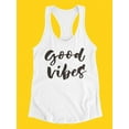 thumbnail image 3 of Good Vibes. Tank Women -Image by Shutterstock, Female Large, 3 of 4