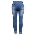 thumbnail image 7 of REALiKUN Women's Boyfriend Jeans Ripped Skinny Jeans Distressed Stretchy Denim Pants, 7 of 7