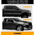 thumbnail image 3 of Cubiertas para Esquinas de Cabina ECOTRIC para Ford F-150 Crew Cab 2004-2008, 3 of 9