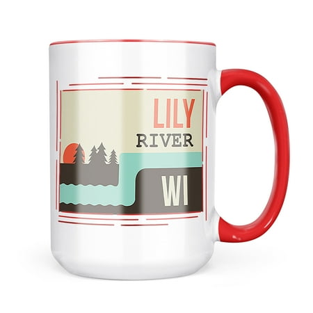 

Neonblond USA Rivers Lily River - Wisconsin Mug gift for Coffee Tea lovers