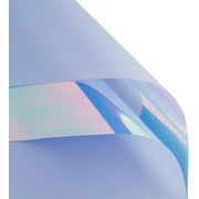 Oakbud 20 Sheets Double Sided Iridescent Flower Wrapping Paper,Waterproof Florist Bouquet Supplies,DIY Crafts,Gift Packaging or Gift Box Packaging, 22.8x22.8Inch (Blue)