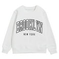 thumbnail image 3 of Teen Girl Hoodies Solid Sweatshirt Long Sleeve Pullover Trendy Letter Print Girls Fall Winter Clothes Girls Tops Size 4T, 3 of 5