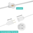 thumbnail image 4 of JONATHAN Y 10-Light Indoor/Outdoor 10 ft. Rustic Industrial ST38 Clear Bulb String Lights, White - LED, 4 of 6