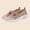 Coffee, variant on Plus Size Wide Width Round Toe Rhinestone Women's Dress Shoes Comfortable Office Work Daily Wear Spring Summer Purple 7.5
