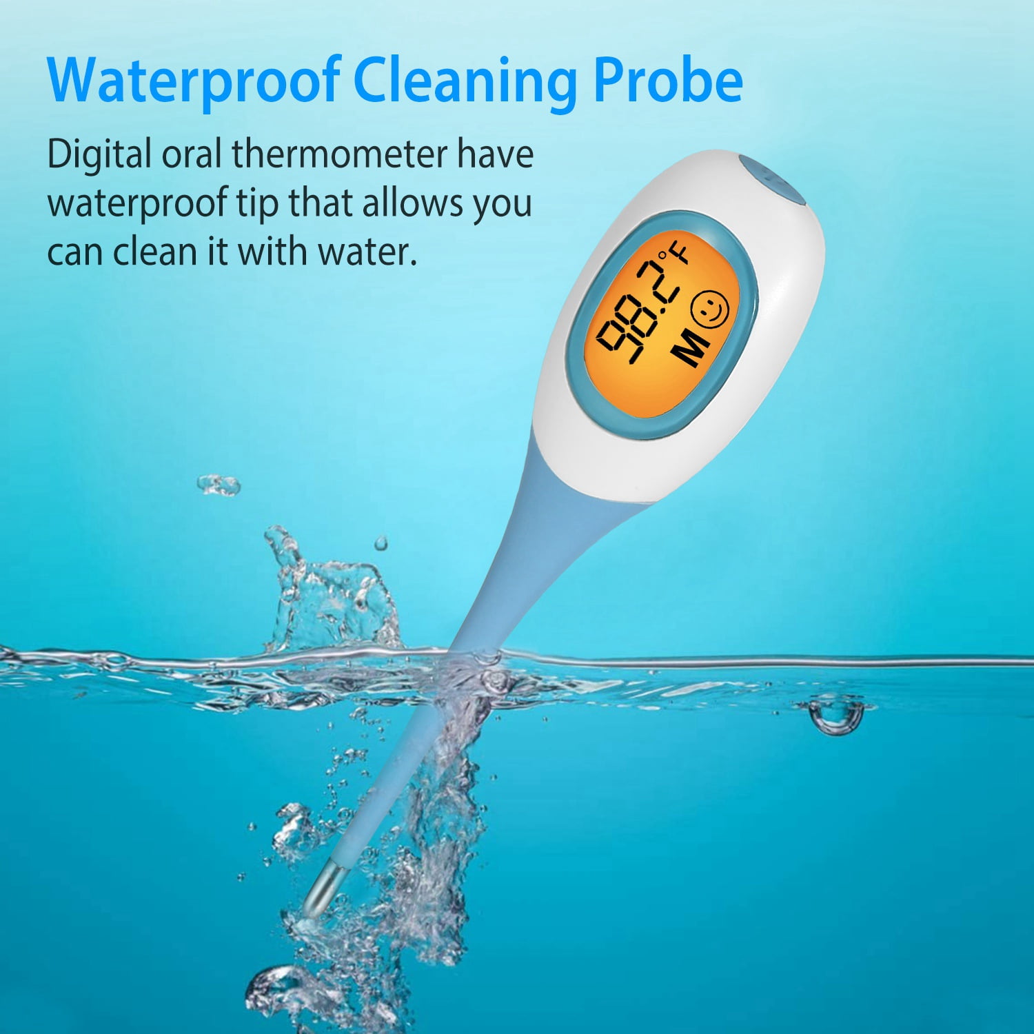 AMICIKART Waterproof Digital Shower Thermometer Auto Power Off Accurate  Meter For measuring water temperature Shower Thermometer Thermometer -  AMICIKART 