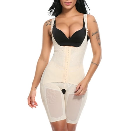 

Women s Full Body Shaper Waist Trimmer Vest Underbust Corset Shaping Bodysuit Shapewear with Hook & Adjustable Straps