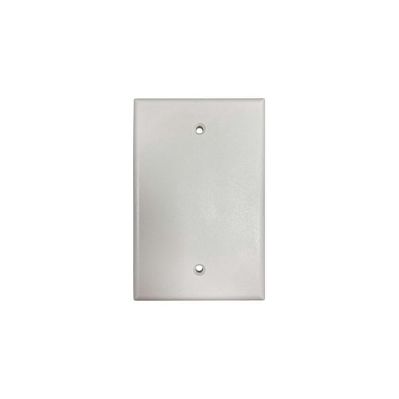 Tripp Lite Safe-IT Blank Wall Plate Antibacterial Ivory Matte TAA N042AB000IVM