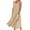 Khaki, variant on Tank Dress Women's Summer Fashion Casual Solid Color Sleeveless Cotton Linen Long Dress Plus Midi Dress Style 28785, Female Ankle-Length Dresses Khaki XXL