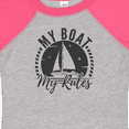 thumbnail image 4 of Inktastic My Boat My Rules Sailing Captain Boys or Girls Baby Bodysuit, 4 of 5