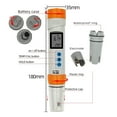 thumbnail image 5 of Digital PH-200 PH Meter COM-100  EC TDS Meter Temperature With Automatic Calibration Function PH Water Quality Pen Tester ,Reliable - WHITE_HM PH-200, 5 of 7