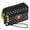 Black, variant on Large Capacity Canvas Wallet for Women Round Dot Coin Cash Pocket Purse with Zippers
