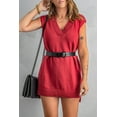 thumbnail image 4 of Women's Red Knit Vest Pullover Sweater, 4 of 12