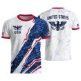 thumbnail image 2 of 2026 New USA Soccer Jersey Mens, United States Jersey Soccer, Crew Neck Short Sleeve Sport Tee for Retro Streetwear Top for Adult(Vermilion, 2XL), 2 of 4