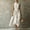 Ivory White, variant on Morttic Women's Sleeveless Vertical Striped Midi Dress – Mock Neck Elastic Waist A-Line Flowy Casual Business Summer Dress Khaki,S
