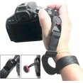 thumbnail image 2 of Black Camera Strap Set - 2 Black Neck Straps, 1 Black Shoulder Strap, 1 Adjustable Wrist Strap for Canon Nikon Sony DSLR, 2 of 5