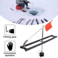 thumbnail image 3 of Tip Ups Style Râpe de Pêche sur Glace avec Embout de Râpe Orange Pliable Durable, 3 of 8