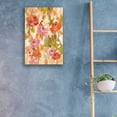 thumbnail image 6 of Epic Art 'Pink and Orange Brocade I' by Silvia Vassileva, Acrylic Glass Wall Art, 16"x24", 6 of 10