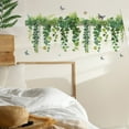 thumbnail image 5 of Flower Vine Green Plant Butterfly Wall Stickers Living Room Bedroom Decoration Mural Home Decor Beautify Self-adhesive Wallpaper, 5 of 6
