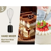 Immersion Blender, 1100W Electric Mixer Handheld, 5-in-1 Stick Blender with Chopper, Blender for Kitchen with 600ml Beaker