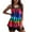 Red, variant on Women Swimsuits Two Piece Dot Printed Tank Top with Boyshorts Sling Beachwear Black Womens Bathing Suits XXXL